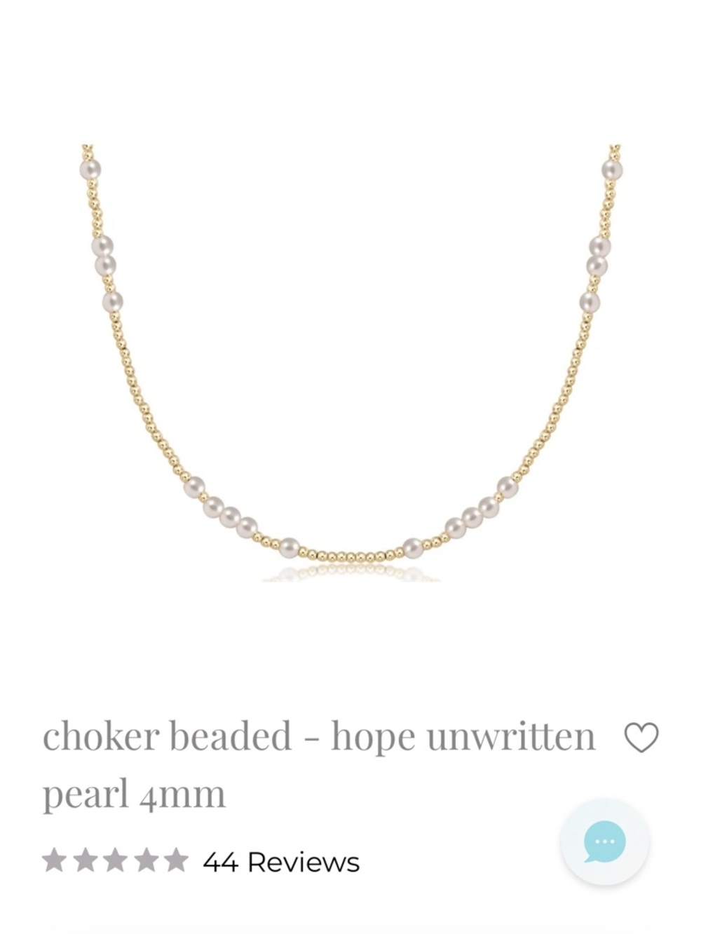 Unwritten Gold Pearl Beaded Choker Necklace